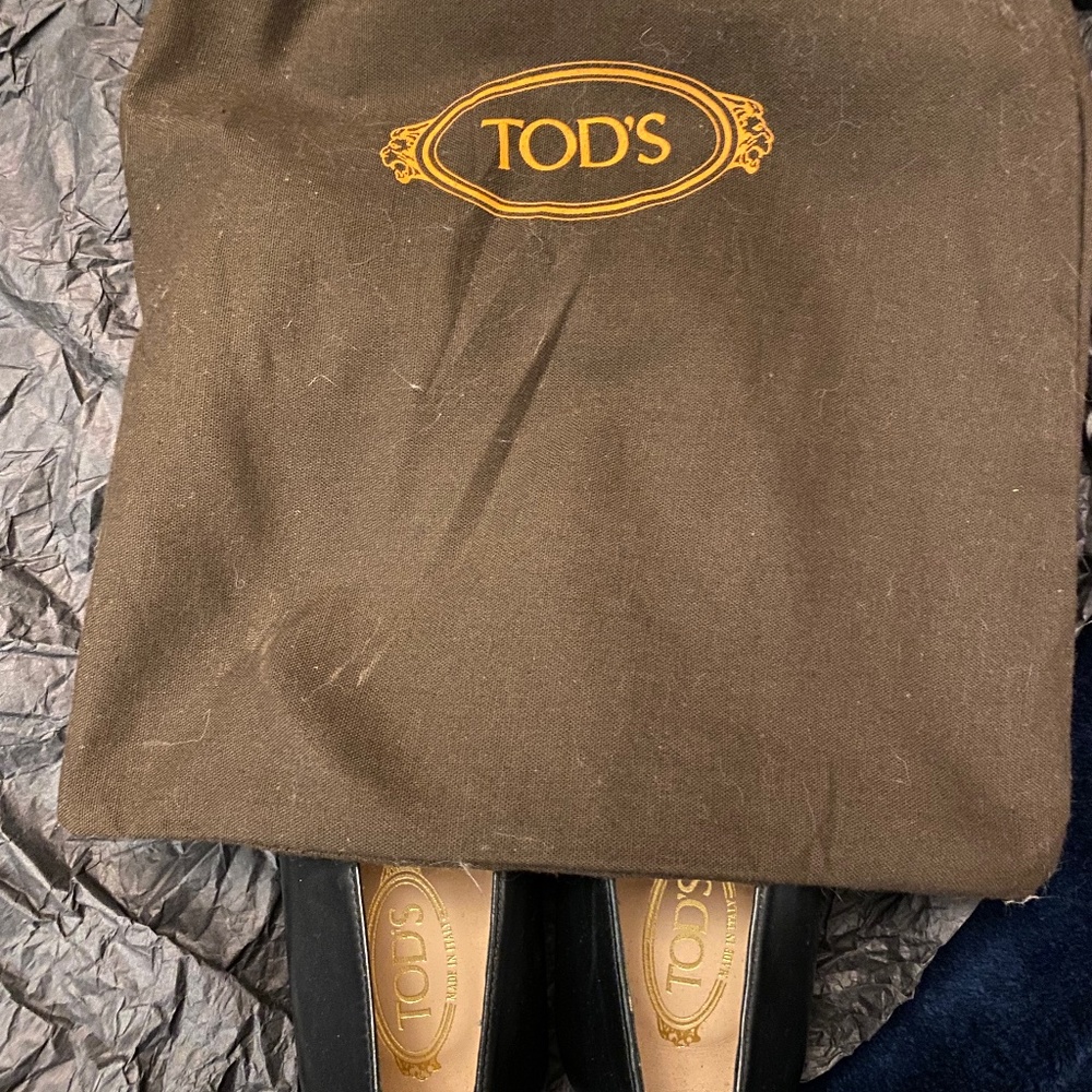 JP Tods women Ballerina Black Flats